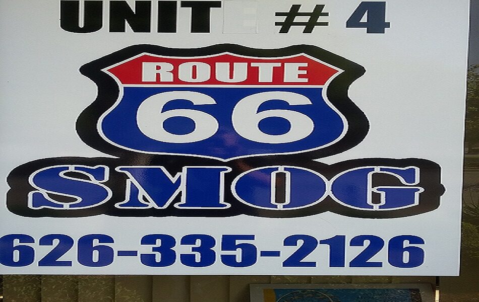 Route 66 Star Smog Check & Clean truck check.